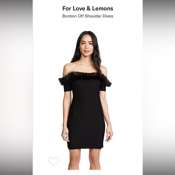 For Love & Lemons Bonbon Off Shoulder Dress - Picture 1 of 2